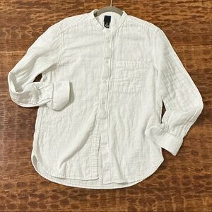 H&M White Button Down Shirt